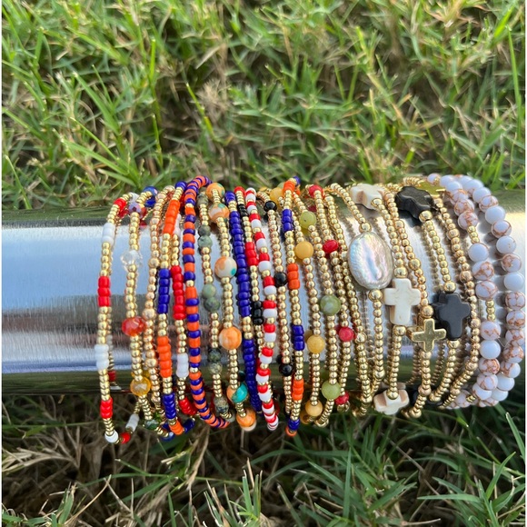 14k gold filled beaded bracelets - Picture 10 of 14